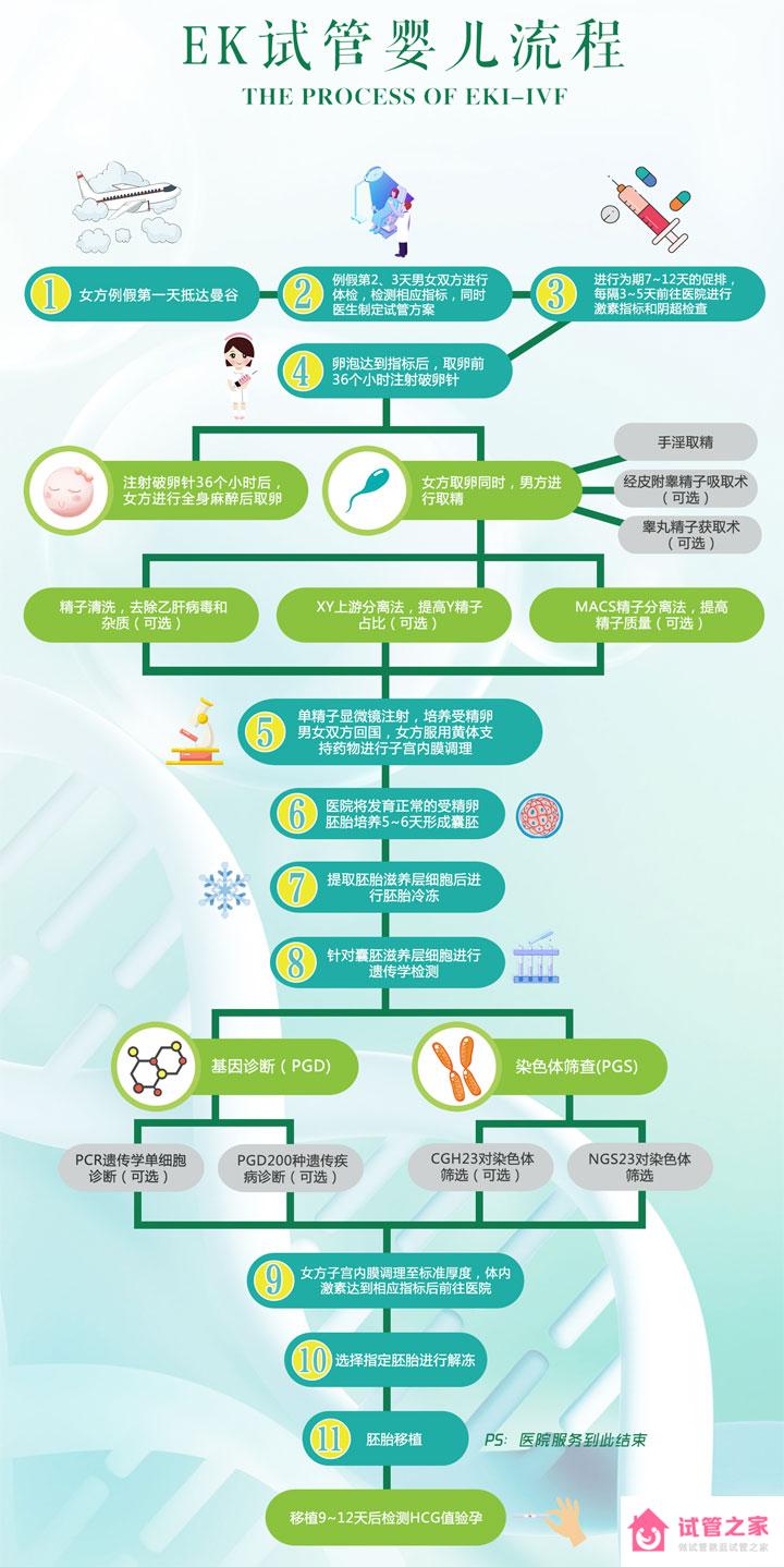 泰國EK國際醫(yī)院試管嬰兒流程