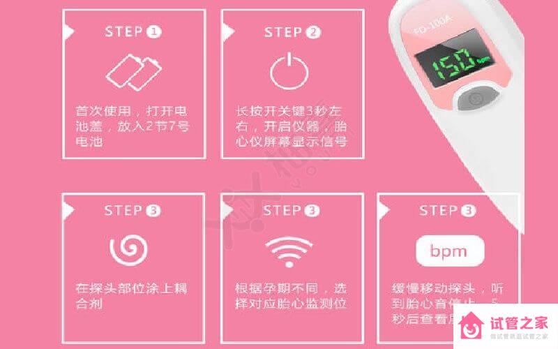 教你如何使用家用胎心儀，新手媽媽必看