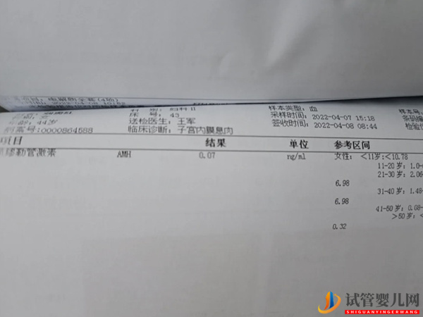 amh0.07想回升可能性為0，絕經(jīng)前做試管還有生孩子機(jī)會(huì)