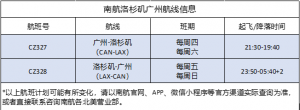 南航洛杉磯廣州航線即將恢復 您準備好了嗎？